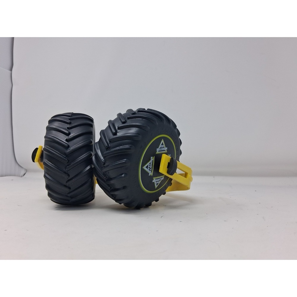 Monster Jam Truck Tire Kids Ear Muffs Headphones Yellow Child Hearing Protection